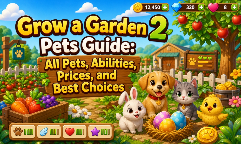 Grow a Garden 2 Pets Guide